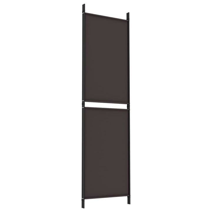 3-panels rumdeler 150x180 cm stof brun