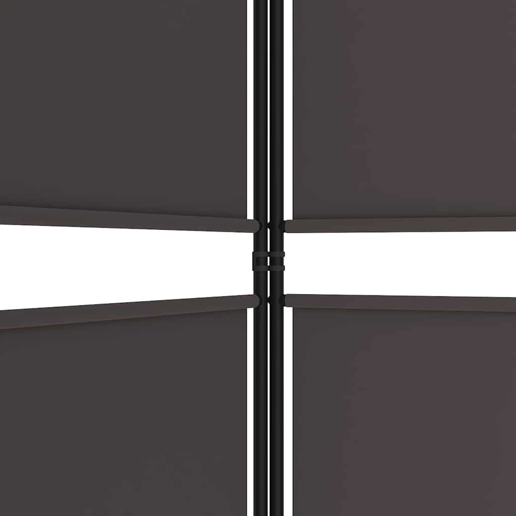 5-panels rumdeler 250x180 cm stof brun