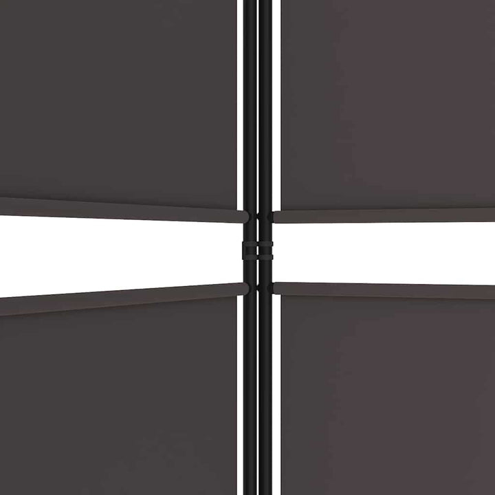 5-panels rumdeler 250x180 cm stof brun