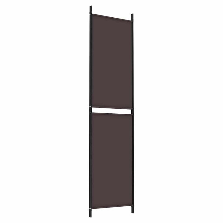 3-panels rumdeler 150x200 cm stof brun