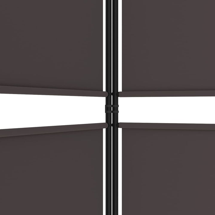 3-panels rumdeler 150x200 cm stof brun