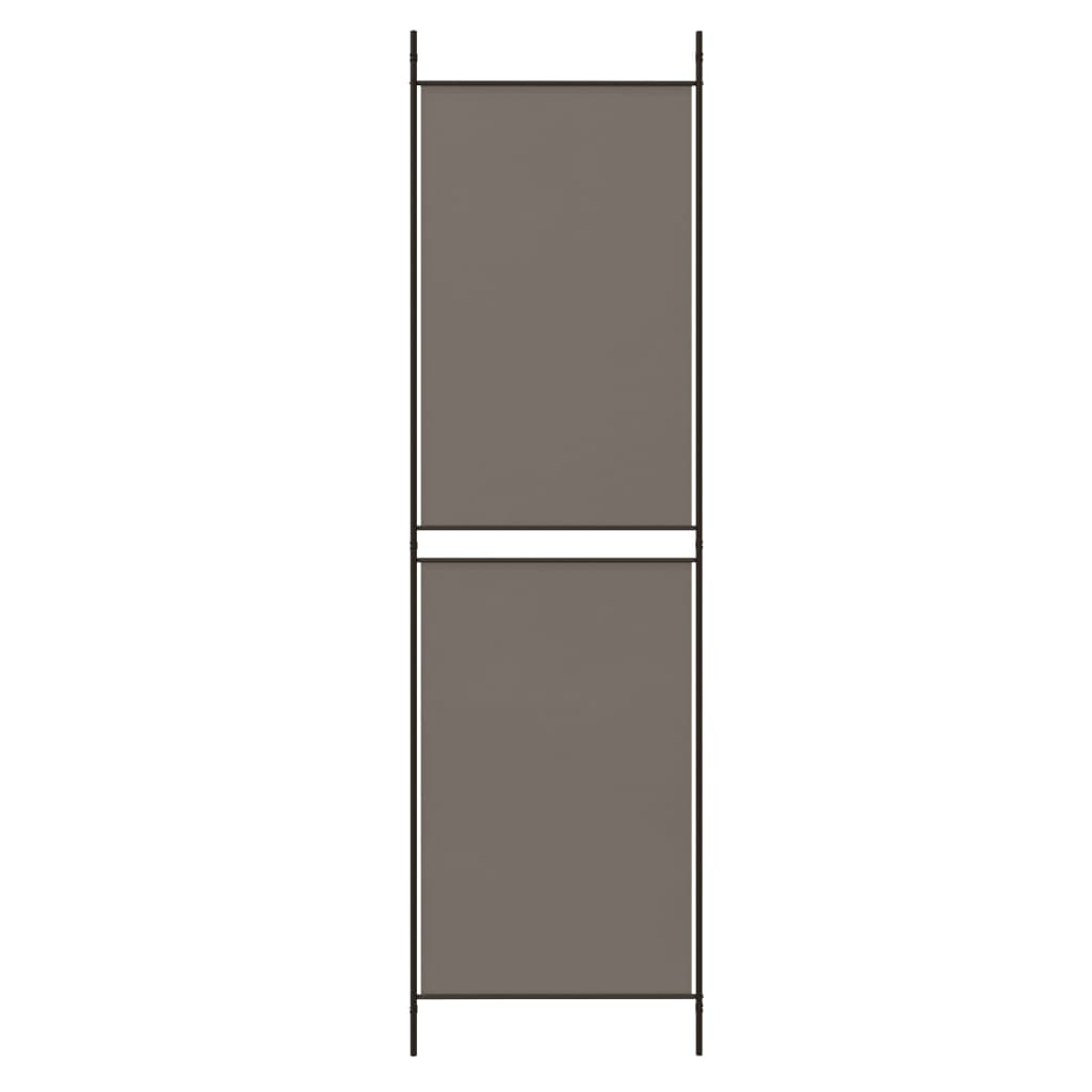 3-panels rumdeler 150x200 cm stof antracitgrå