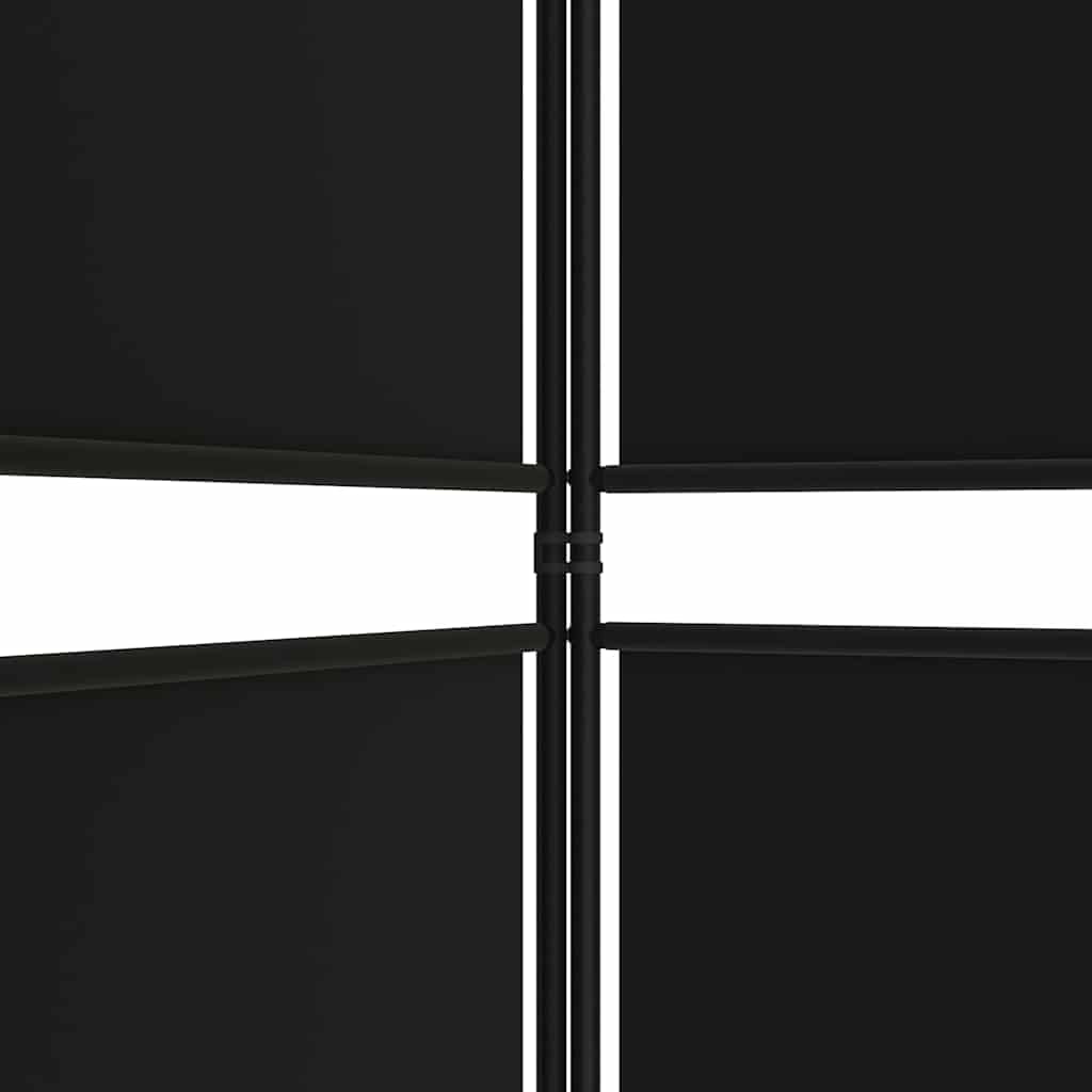 3-panels rumdeler 150x200 cm stof sort