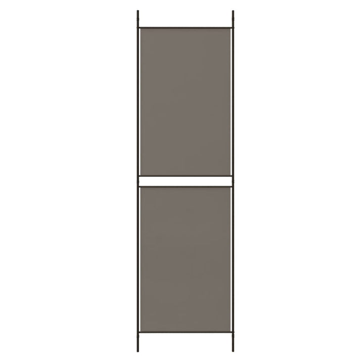 5-panels rumdeler 300x200 cm stof antracitgrå