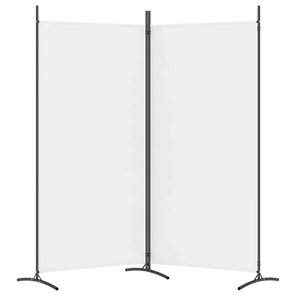 2-panels rumdeler 175x180 cm stof hvid
