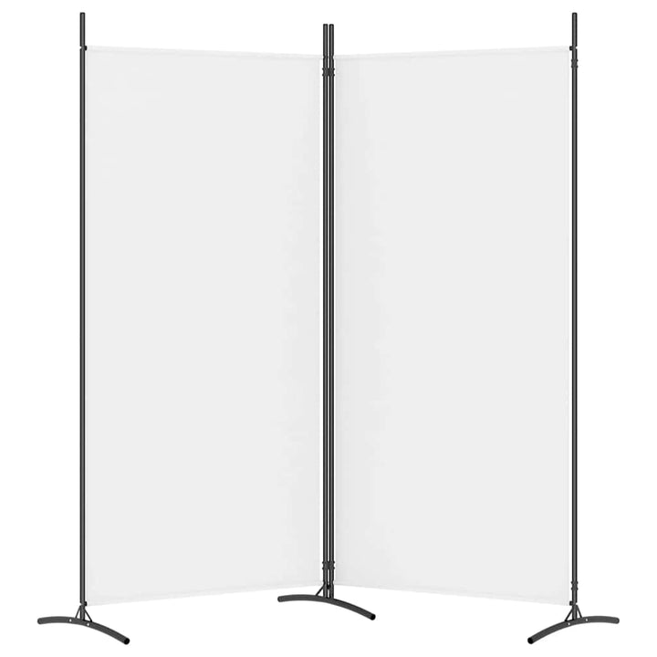2-panels rumdeler 175x180 cm stof hvid