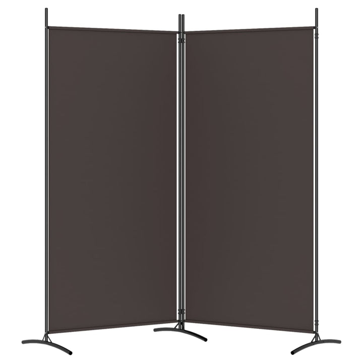 2-panels rumdeler 175x180 cm stof brun