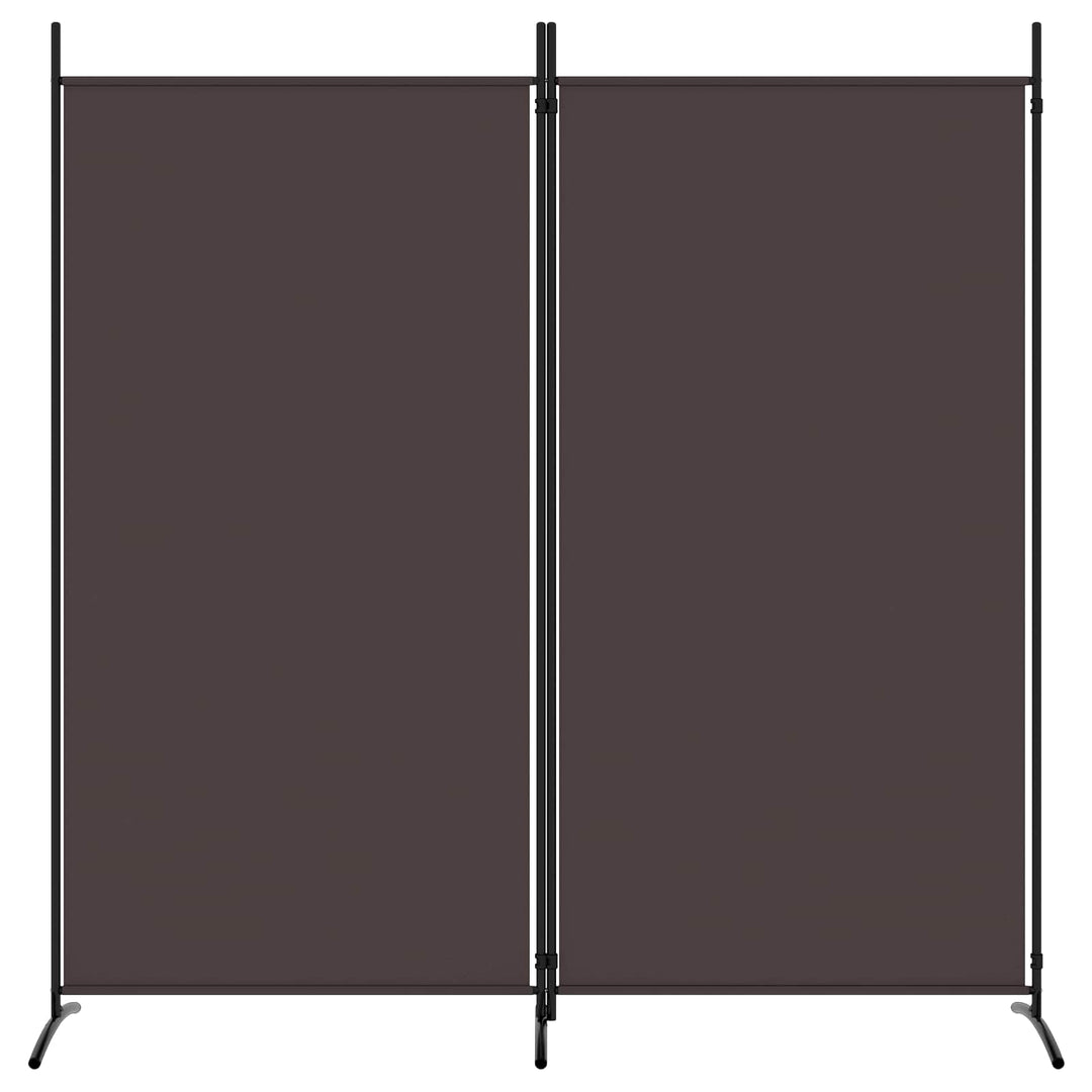 2-panels rumdeler 175x180 cm stof brun