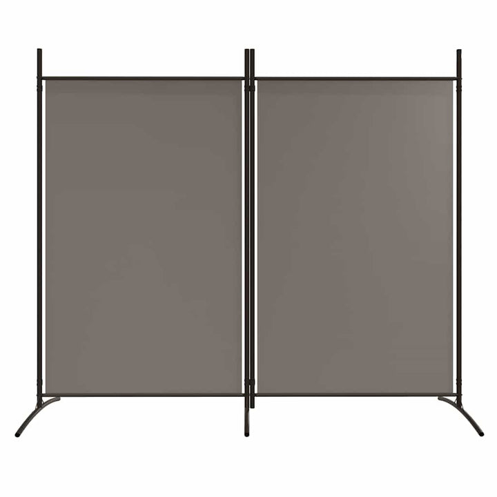 2-panels rumdeler 175x180 cm stof antracitgrå