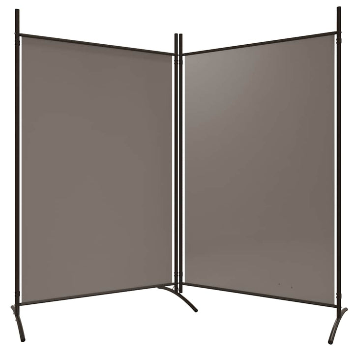 2-panels rumdeler 175x180 cm stof antracitgrå