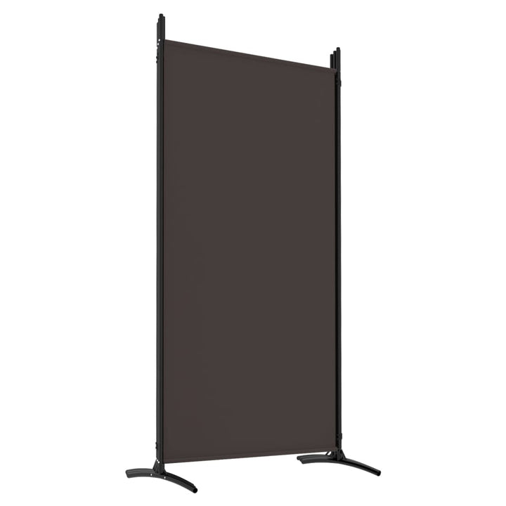 6-panels rumdeler 520x180 cm stof brun