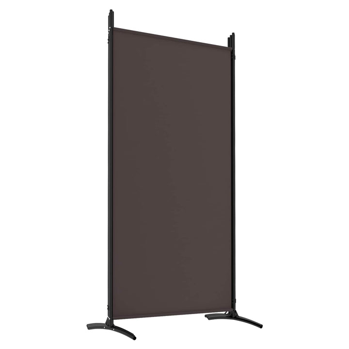 6-panels rumdeler 520x180 cm stof brun