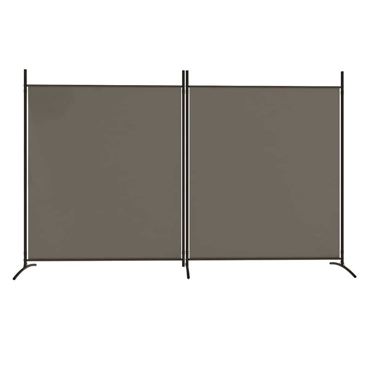 2-panels rumdeler 348x180 cm stof antracitgrå