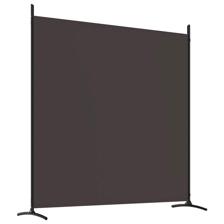 4-panels rumdeler 698x180 cm stof brun