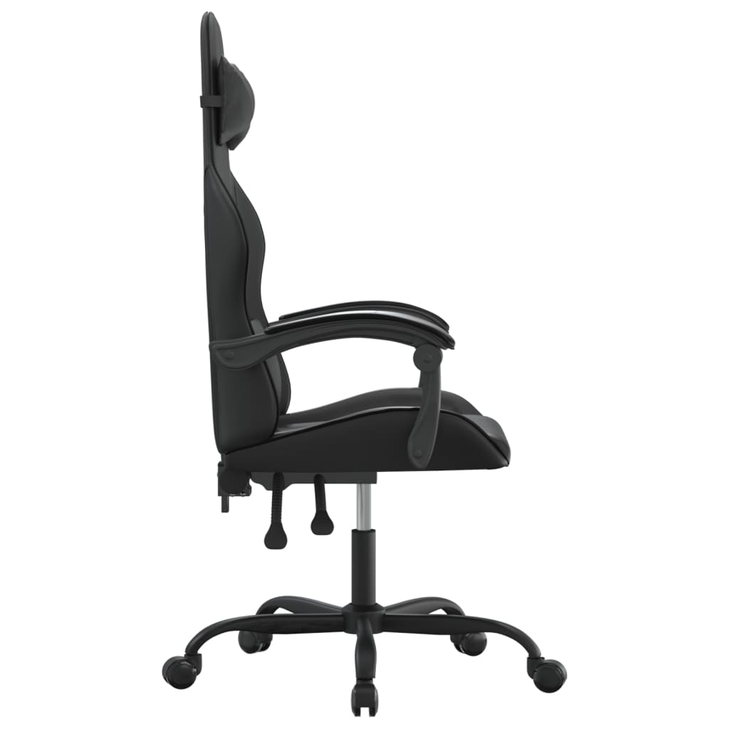 drejelig gamingstol kunstlæder sort