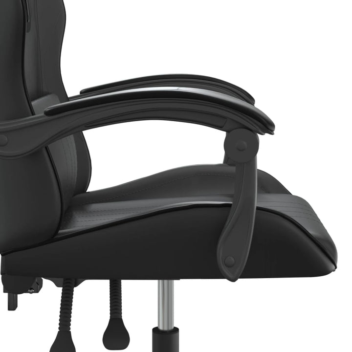 drejelig gamingstol kunstlæder sort