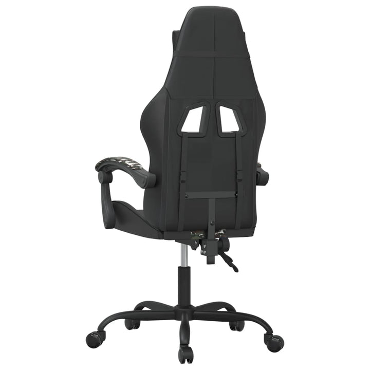 drejelig gamingstol kunstlæder sort og camouflage