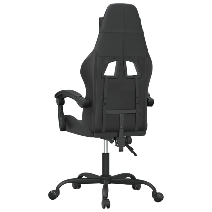 drejelig gamingstol kunstlæder sort