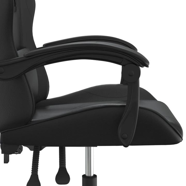 drejelig gamingstol kunstlæder sort