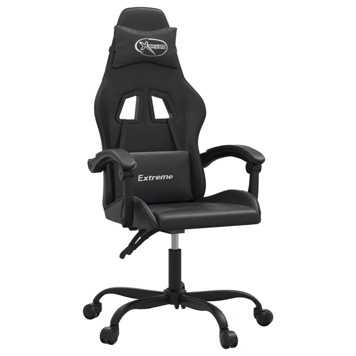 drejelig gamingstol kunstlæder sort