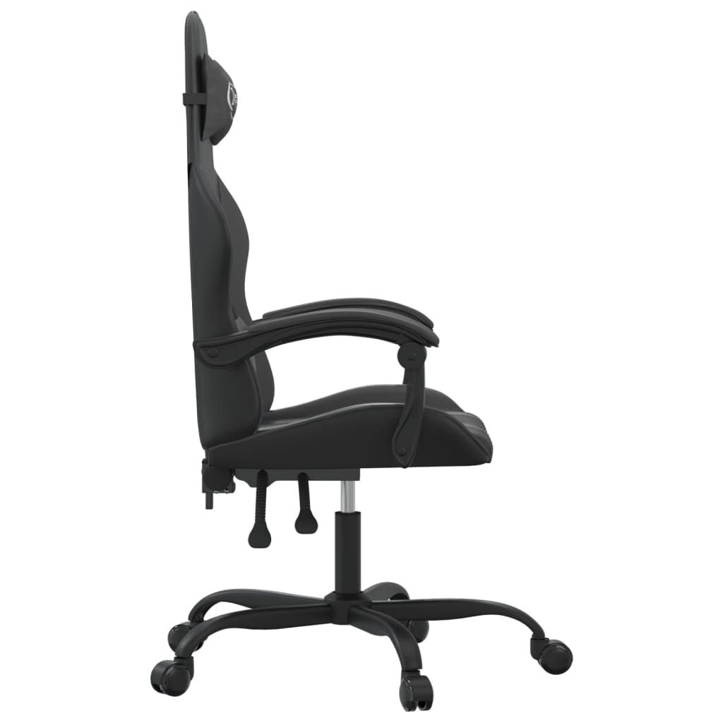 drejelig gamingstol kunstlæder sort