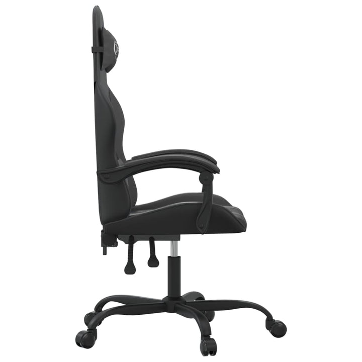 drejelig gamingstol kunstlæder sort