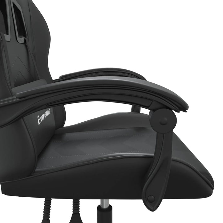 drejelig gamingstol kunstlæder sort