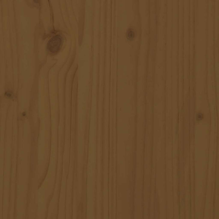 tv-bord 80x34x40 cm massivt fyrretræ gyldenbrun