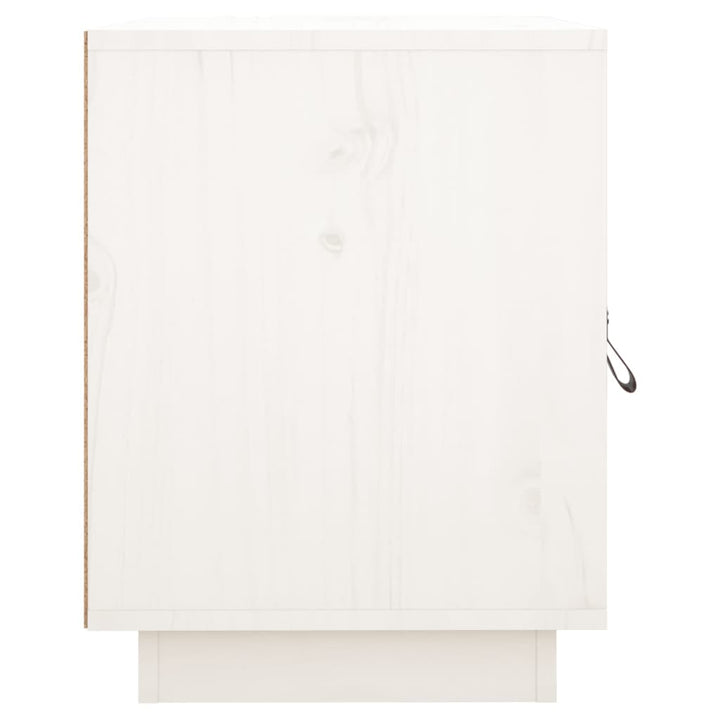 sengeborde 2 stk. 40x34x45 cm massivt fyrretræ hvid