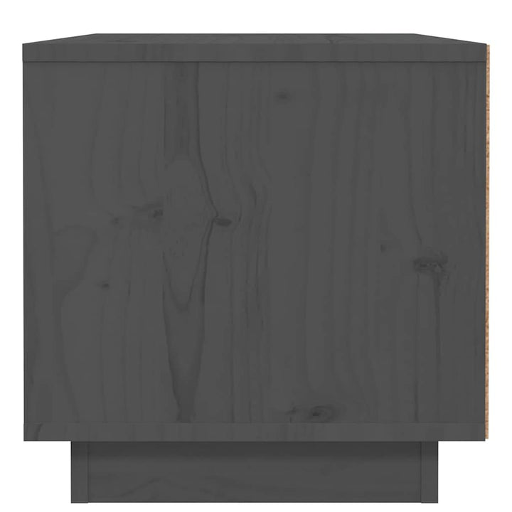 sengeborde 2 stk. 40x34x35 cm massivt fyrretræ grå