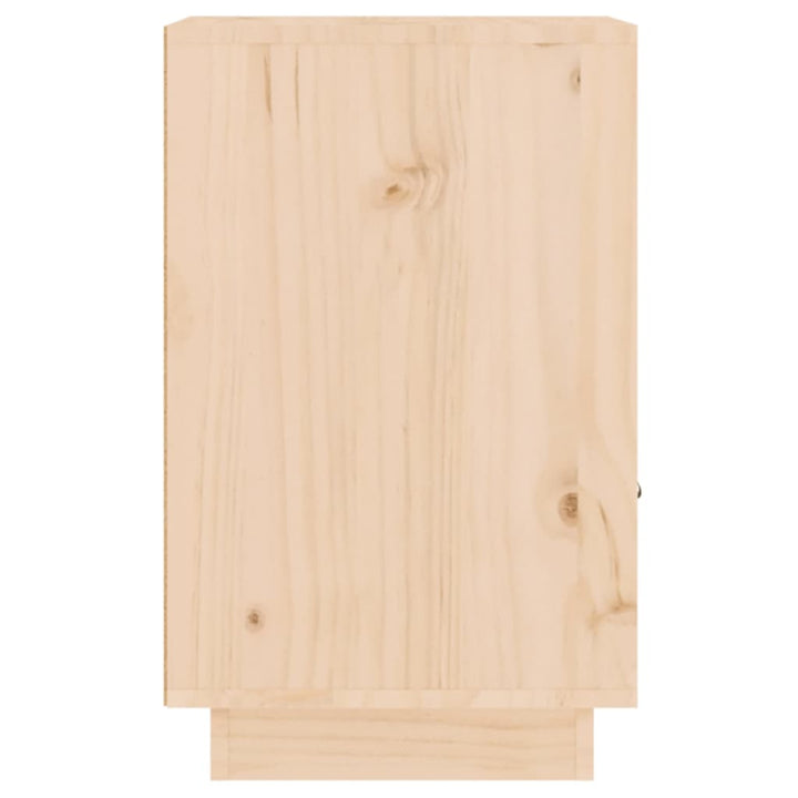 sengebord 40x34x55 cm massivt fyrretræ