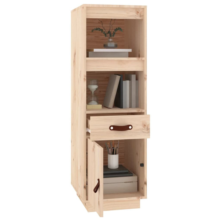 højskab 34x40x108,5 cm massivt fyrretræ