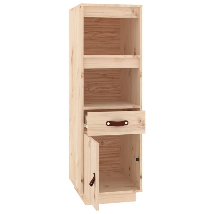højskab 34x40x108,5 cm massivt fyrretræ