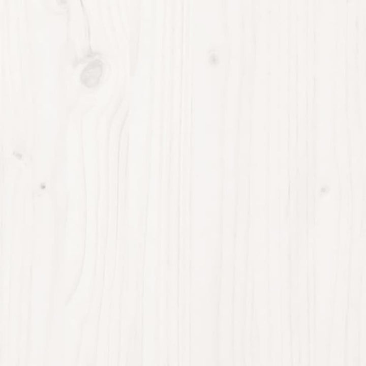 plantestativ 104,5x25x109,5 cm massivt fyrretræ hvid