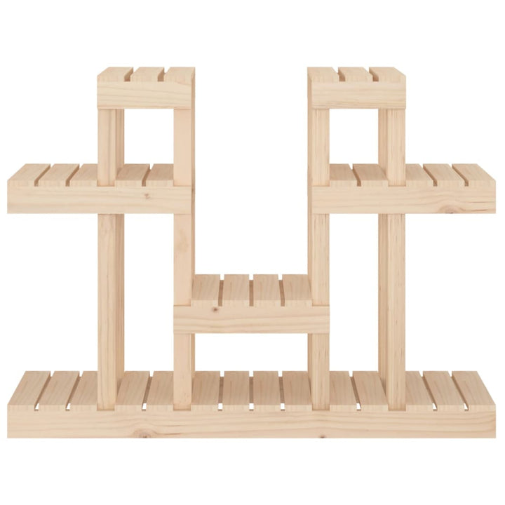 plantestativ 104,5x25x77,5 cm massivt fyrretræ
