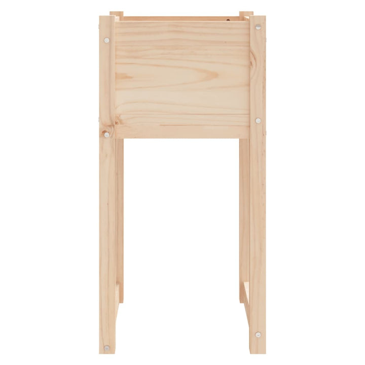 plantekasser 2 stk. 40x40x81 cm massivt fyrretræ