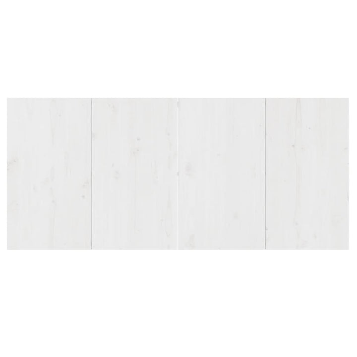 barbord 180x80x110 cm massivt fyrretræ hvid