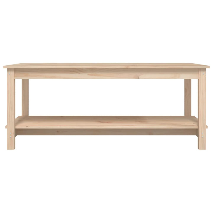 sofabord 110x55x45 cm massivt fyrretræ