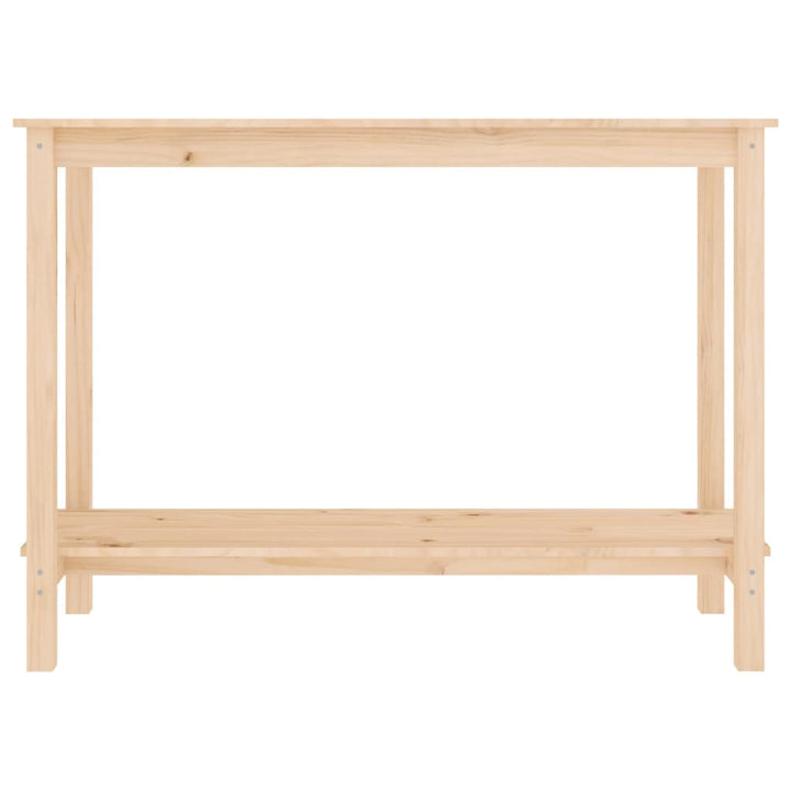 konsolbord 110x40x80 cm massivt fyrretræ