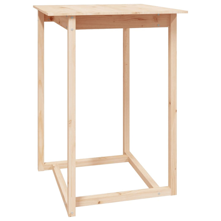 barsæt 5 dele massivt fyrretræ