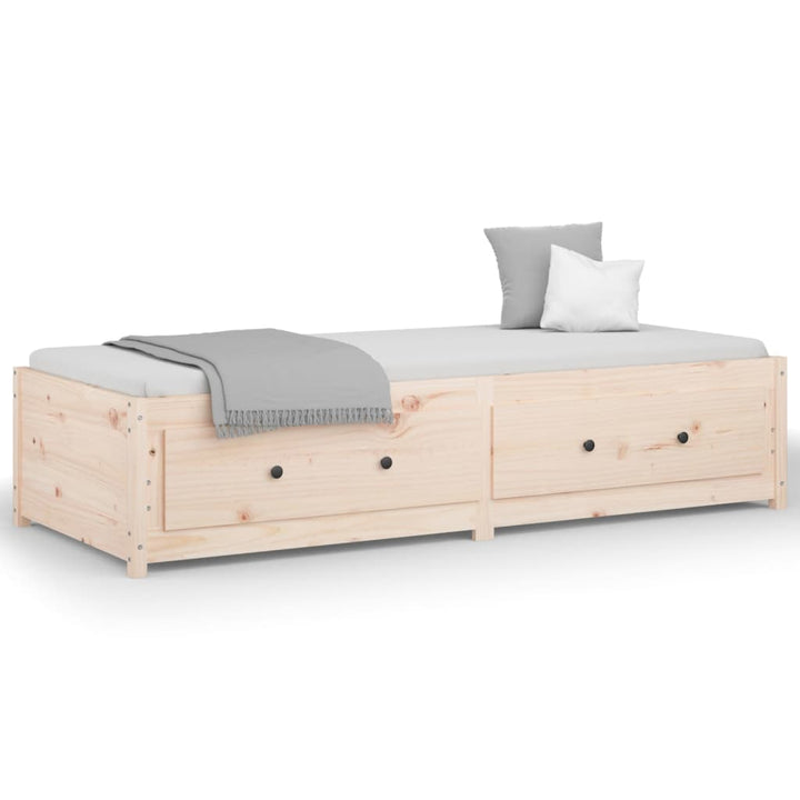 daybed uden madras 80x200 cm massivt fyrretræ
