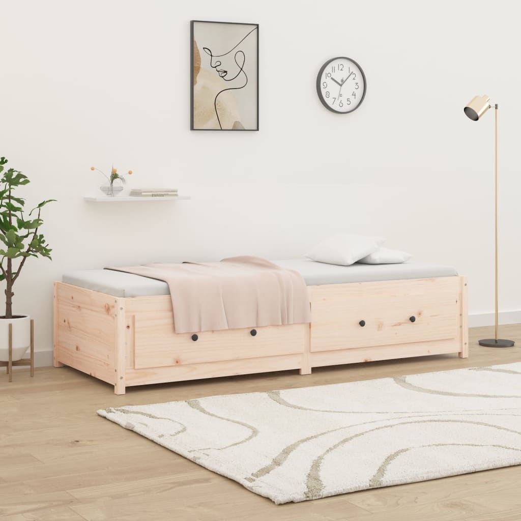 daybed uden madras 80x200 cm massivt fyrretræ
