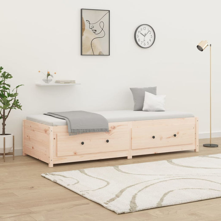 daybed uden madras 80x200 cm massivt fyrretræ