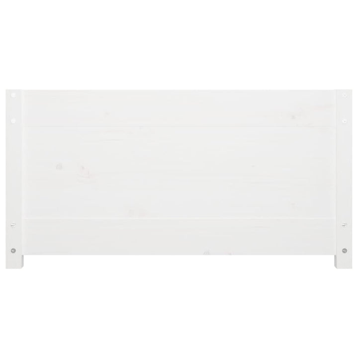 daybed uden madras 80x200 cm massivt fyrretræ hvid