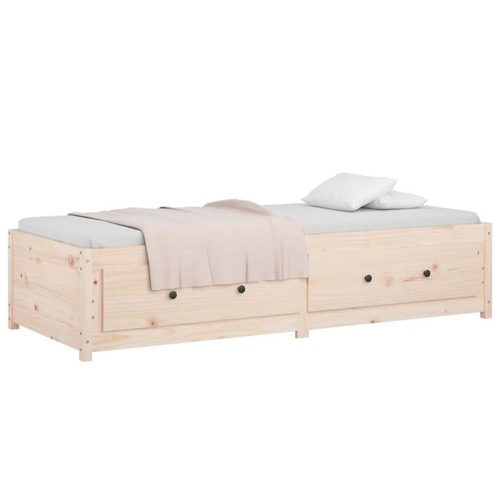 daybed uden madras 90x200 cm massivt fyrretræ
