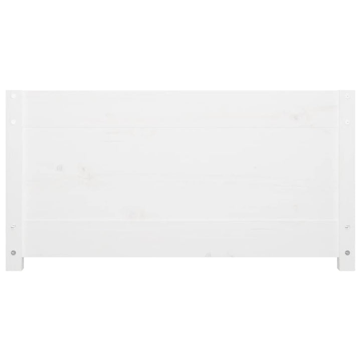 daybed uden madras 90x200 cm massivt fyrretræ hvid