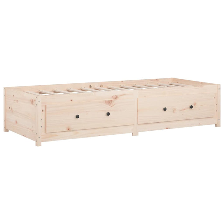 dagseng 75x190 cm Lille enkelt massivt træ fyr