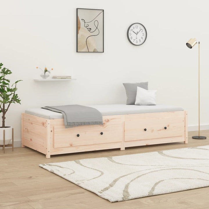 dagseng 75x190 cm Lille enkelt massivt træ fyr
