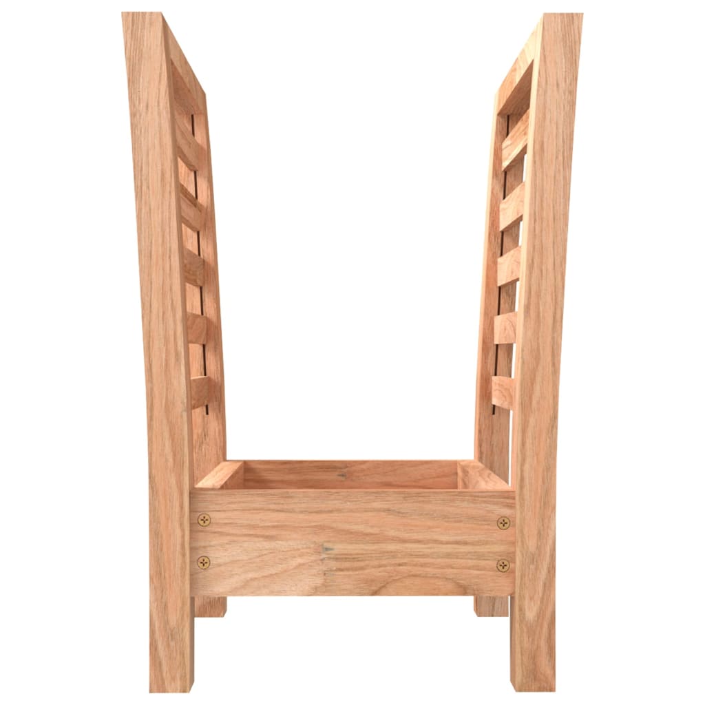 magasinholder 40x26,5x38,5 cm massivt valnøddetræ