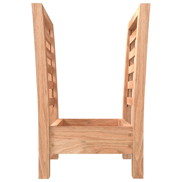 magasinholder 40x26,5x38,5 cm massivt valnøddetræ